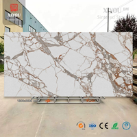 Dalle de pierre frittée sur mesure 12 mm 1800x3600 mm, finition mate, résistante aux acides, pour projets de murs de spas, salles de bain et jardins extérieurs