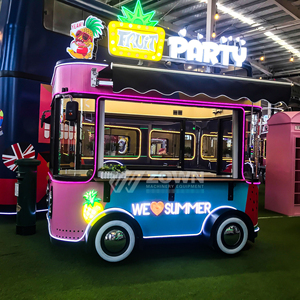 รถเข็นขายอาหารเคลื่อนที่สแตนเลสแบบกำหนดเอง พร้อมอุปกรณ์ครบครันสำหรับธุรกิจขายพิซซ่า เบอร์เกอร์ และกาแฟ - Product Image 2