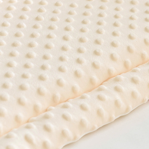 Bantalan kasur bayi dua sisi, kasur bayi katun Minky Dot serat poliester - Product Image 5