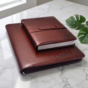 Express Leather Hardcover Organizer Planner With Uv Printing And Sewing Binding custom logo notebook - Product Image 1
