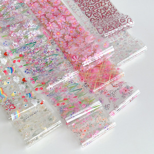 Spring Flower Nail <b>Transfer</b> Foils Water <b>Transfer</b> Self-Adhesive <b>Stickers</b> Vibrant Tulip Floral Design for DIY Nail Art Decorations - Product Image 5