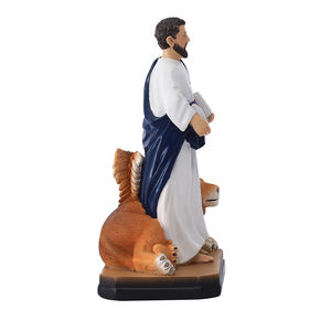 รูปปั้นโซโลมอนและสิงโต6นิ้วรูปปั้นเรซินโซโลมอนรูปปั้นตกแต่งรูปปั้นสิงโตและสิงโตบนฐานของขวัญทางศาสนา - Product Image 3