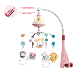 Mobile <span class=keywords><strong>musical</strong></span> pour bébé en plastique en gros, jouet de berceau, cloche de <span class=keywords><strong>lit</strong></span> pour bébé, jouets mobiles pour berceau avec musique et lumières - Product Image 5
