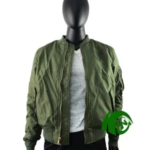 KANGO अनुकूलित मा 1 उड़ान जैकेट जैतून हरा नायलॉन शीर्ष गुणवत्ता mens सामरिक जैकेट