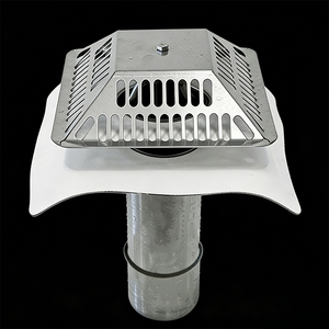 Siphon <span class=keywords><strong>de</strong></span> sol à drainage rapide, filtre <span class=keywords><strong>anti</strong></span>-refoulement pour évacuation <span class=keywords><strong>de</strong></span> toit, avec prévention rapide et <span class=keywords><strong>anti</strong></span>-refoulement - Product Image 1