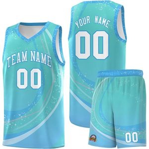 Camiseta de Baloncesto Personalizada con Nombre y Número del Equipo, Sublimada, Unisex, Transpirable, Uniforme Deportivo para Adultos - Product Image 1