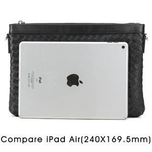 Pochette da lavoro in vera <span class=keywords><strong>pelle</strong></span> all'ingrosso di Design di moda pochette da uomo in vera <span class=keywords><strong>pelle</strong></span> <span class=keywords><strong>nera</strong></span> da polso - Product Image 6
