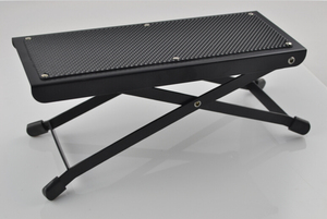 Reposapiés para guitarra Taburete Altura ajustable Reposapiés Estabilidad con tapas de goma D para guitarra clásica - Product Image 3