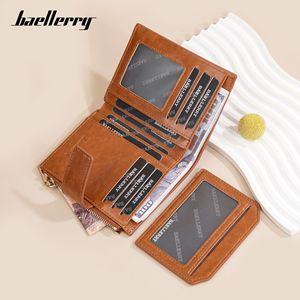 Baellerry Women's Short <b>Wallet</b> Brown Multifunctional Card <b>Holder</b> With Snap Clasp For Everyday Use - Product Image 2