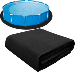 Alfombrilla Redonda para <span class=keywords><strong>Piscina</strong></span> <span class=keywords><strong>de</strong></span> 18 Pies, <span class=keywords><strong>de</strong></span> Poliéster, Engrosada y Resistente al Desgaste, Transpirable, Resistente al Moho, para Piscinas Elevadas - Product Image 4