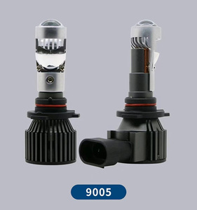 Nouveau Mini taille LED phare H7 projecteur lentille antibrouillard 45W unité H11 HB3 HB4 9012 pour voiture moto - Product Image 5