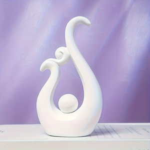 1 statua moderna astratta in resina a forma di fenice, simbolo di potenza che si rinforza dopo la morte e la risurrezione, decorazione per la casa - Product Image 6