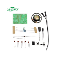 Kit de module de sonnette de porte Ding Dong NE555 pour électronique intelligente DIY, kit de production électronique DIY, kit de formation musicale DIY