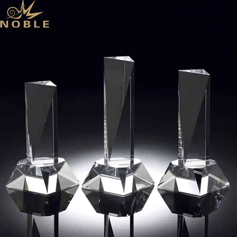 Cristal óptico placa de cristal de trofeos y premios