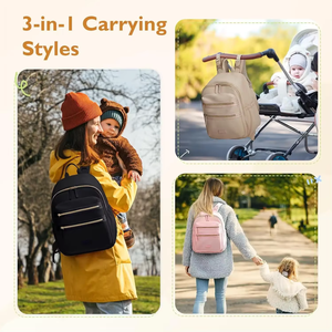 BSCI, fábrica de China, fabricante de mochilas de pañales de alta calidad, <span class=keywords><strong>mochila</strong></span> portabotellas de neopreno para mamá, <span class=keywords><strong>mochila</strong></span> para mamá - Product Image 6