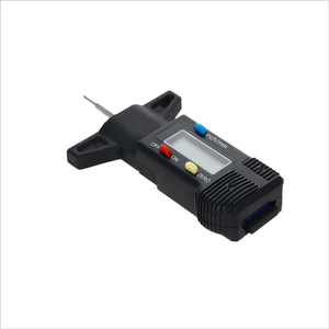 LCD lốp chủ đề chiều sâu đo áp suất lốp đo kim loại thăm dò + nhựa mô hình lốp kỹ thuật số chiều sâu thước đo đo 0-25mm inch - Product Image 1