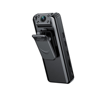 Mini Cámara Corporal Portátil Impermeable de Buena Calidad, 2K 2MP CMOS, Grabadora de Audio y Video, Visión Nocturna IR, para Seguridad