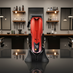 Tondeuse à cheveux de barbier professionnelle à écran LCD 6800 tr/min pour hommes - Product Image 2
