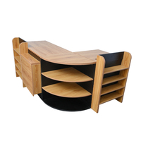 Comptoir de magasin en bois à la vente, design de comptoir de magasin, meuble de comptoir