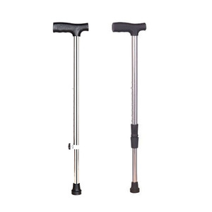 Aluminum Alloy Cane Adjustable Height Rubber Tip <b>Walking</b> <b>Stick</b> For Hiking Outdoor Use - Product Image 2