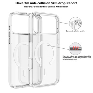 Funda Magnética para <span class=keywords><strong>iPhone</strong></span> 17 <span class=keywords><strong>Pro</strong></span> Max, Carcasa Rígida de PC para <span class=keywords><strong>iPhone</strong></span> 17, 16, 15, <span class=keywords><strong>14</strong></span>, Grosor de 2.5mm, Personalizada de Fábrica - Product Image 2