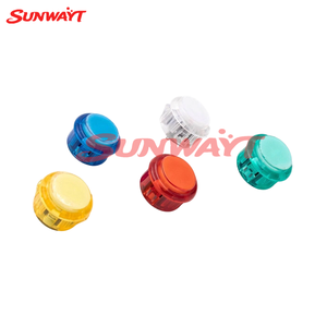 High Quality 30mm Transparent Plastic <b>Push</b> Button for Arcade Game <b>Machine</b> - Product Image 4