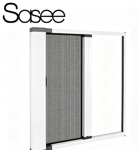 Persianas enrollables para ventana de red, <span class=keywords><strong>mosquitera</strong></span> plegable deslizante, <span class=keywords><strong>mosquitera</strong></span> de malla para puerta, <span class=keywords><strong>mosquitera</strong></span> para insectos, red personalizada, retráctil de acero inoxidable - Product Image 6