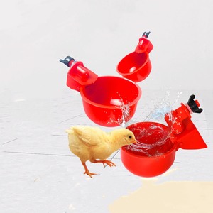 <span class=keywords><strong>Abreuvoir</strong></span> automatique en plastique rouge Chuangduo pour poulets, canards, oiseaux, <span class=keywords><strong>cailles</strong></span> - Nouvelle conception économe en eau - Product Image 4