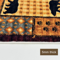 Tapis vintage de grande taille antidérapant en polyester doux, fabriqué à la machine, pour salon, tapis pour la maison, pour le chevet ou le centre du sol