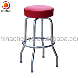 Quyến rũ cổ điển <span class=keywords><strong>backless</strong></span> xoay thanh phân biểu tượng tùy chỉnh Chrome thanh phân chất lượng cao phổ biến thanh phân - Product Image 2