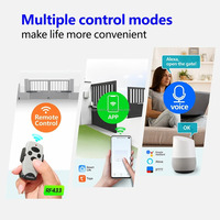 Interruptor RF de 433.92 MHz, Abrepuertas Inalámbrico para Garaje, Control Remoto de 12V/24V/220V CC/CA, 10A, Alcance de 50m, Código Variable