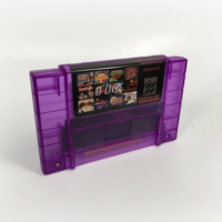 Nouvelle coque de console de jeu classique Super 110 en 1 SNES version américaine de haute qualité avec jeux vidéo anglais