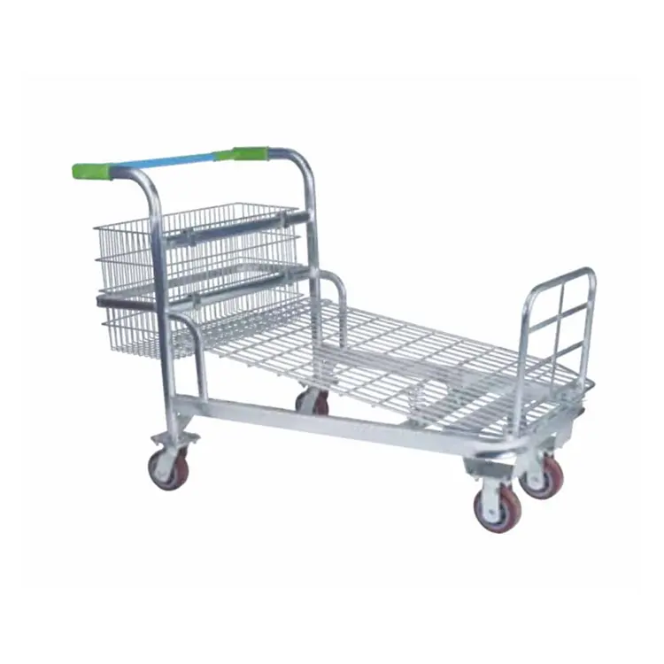 Duurzaam Gebruikt In Supermarkt En Magazijn Praktische Flat Pack Trolley