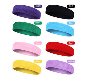 Venta al por mayor personalizado antideslizante <span class=keywords><strong>antitranspirante</strong></span> Jogging sudor banda deportes diadema banda para el sudor para la <span class=keywords><strong>cabeza</strong></span> - Product Image 2