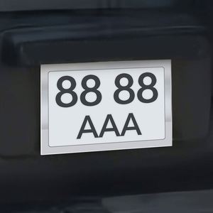 Marco de Matrícula Metálico Simple de Alta Calidad de Mongolia, Impresión UV, Acabado Espejo, Marca Personalizada, Duradero, Resistente al Óxido, para Autos y Camiones - Product Image 4