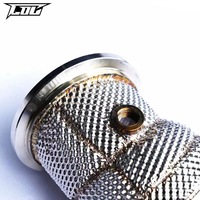 Downpipe Stainless Steel Boska dengan Katalis untuk BMW M240i B58 3.0T 2017-2019, Downpipe Knalpot High Flow dengan Katalis