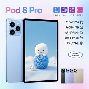 2025 mới 11-inch <span class=keywords><strong>Android</strong></span> 15 Máy tính bảng <span class=keywords><strong>PC</strong></span> Pad 8 Pro Octa-core 5G 16GB + 1TB 8800mAh 3G 5g trẻ em - Product Image 3