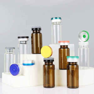 Clear <b>Glass</b> Vials 2R-30R Medical Empty <b>Containers</b> for Injection & Lab Use - Product Image 3