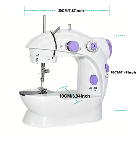 मिनी सिलाई मशीन मॉडल FHSM-201 + हटाने योग्य और विस्तार - Product Image 3