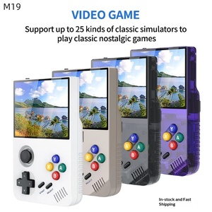 เครื่องเล่นเกมพกพา M19 หน้าจอ 3.5 นิ้ว ความจุ 64GB พร้อมเกมเรโทร 20000 เกม เชื่อมต่อทีวีได้ รองรับ 3D RK3566 Quad-core แบตเตอรี่ 3000mAh - Product Image 5