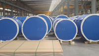 Fournisseur direct d'usine, application industrielle pour les gouttières de toiture, bobines d'aluminium revêtues de couleur de 0,8 mm d'épaisseur