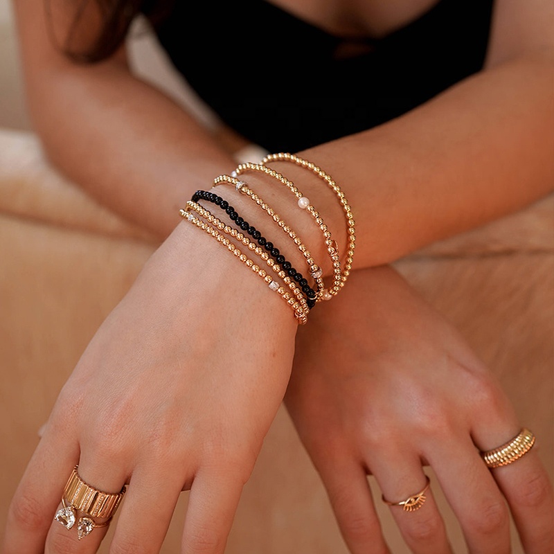 bracelet 3mm freshwater pearl