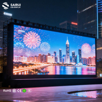 Pantalla LED Colgante para Eventos Públicos, Panel de Pared HD, IP65 Impermeable para Exteriores, 4m X 3m, Legible Bajo la Luz Solar, HDR10+, 4K/8K, 4500cd