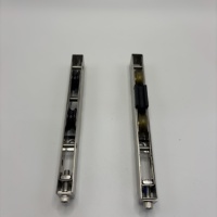 Roulette de porte pliante robuste avec roulement silencieux en PU, roue coulissante à charge lourde pour quincaillerie de porte pliante en aluminium