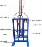 Machine de recyclage de déballage de bande de roulement de pneu