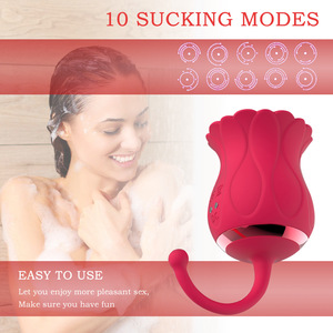 Vibrador de succión de rosa con forma de girasol, estimulación del clítoris del punto G, vibrador de masturbación femenina para mujeres, Juguetes sexuales para adultos para Wome - Product Image 2