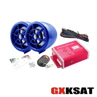 Lecteur MP3 pour moto, autoradio pour véhicule électrique, ensemble de haut-parleurs flash, étanche, antivol, alarme de sécurité