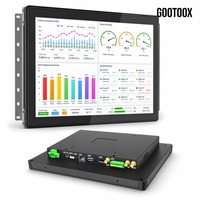Android Todo en Uno de 7/10.1/15.6/21.5 Pulgadas RK3562 RK3568, Pantalla Táctil Integrada HMI, Biblioteca de Información, Escritorio, Almacenamiento de Energía por Batería, Negro