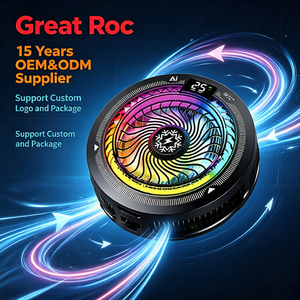 Radiatore Magnetico per Telefono a Semiconduttore con Display RGB Scorrevole e Ventola di Raffreddamento in Alluminio a 100 Giri per Giocatori - Product Image 5