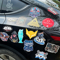 Autocollant magnétique souple de haute qualité personnalisé, résistant à l'eau, facile à installer, réutilisable, écologique pour voiture et réfrigérateur